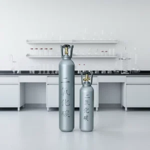 0.9m3 CO2 Gas Cylinder Pressure Vessel Customized Carbon Dioxide Bottle with Valve Option