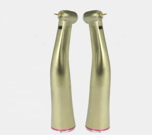 1 5 Fiber Optic Dental Contra Angle Surgery Equipment Low Speed Push Button Handpiece With LED Light and Steel Material Turbine