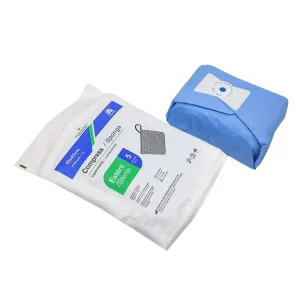 100% Cotton White Sterilization Lap Sponges Abdominal Sponges 45x45cm GAMA EO Sterilized Medical Grade CE Certified