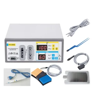 100W Electric High Frequency Electrosurgical Unit ESU Diathermy Machine CE Certified for Human Animal Use