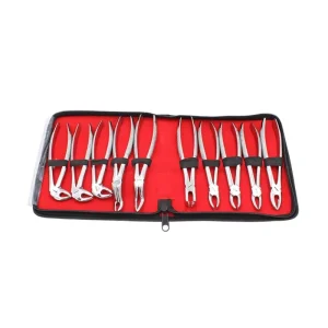 10PCS Forceps Dental Pliers Dental Surgical Instrument for Dentist