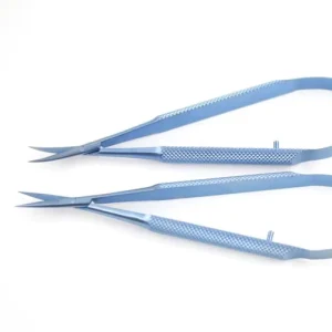 12.5 cm Titanium Alloy Microscopic Corneal Scissors Ophthalmic Instruments Surgical Scissors