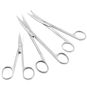 14cm 16cm 18cm Animal Veterinary Vet Medical Surgical Scissors Stainless Steel Straight Curved Tip Scissors