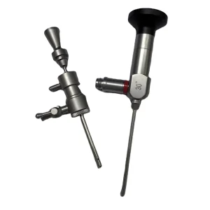 2.7mm Hospital Equipment Rigid ENT Sinuscope Endoscope with 70mm Length and 30 Degree View Angle Sheath