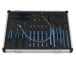 21 Pcs Titanium Cataract Set Ophthalmic Cataract Surgery Instruments