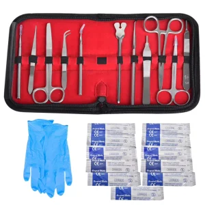 22-piece Set Biological Anatomy Kit Surgical Suturing Training Instrument Pack Wound Practice Set Surgical Training Tools