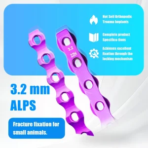 3.2mm ALPS L Locking Plate Veterinary Orthopedics Implant Hand Tools Surgical Instruments Dog Accessories Pet Product
