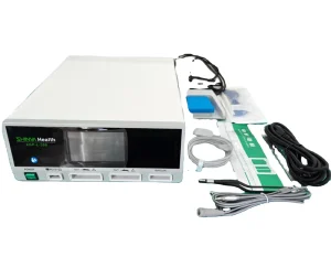 300W High Frequency Veterinary Diathermy ESU Electrosurgical Unit Monopolar Bipolar Cautery Equipment for Cutting Coag Surgery