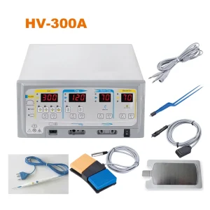300W Stainless Steel Portable Electrosurgical Unit Generator Model Mono Cut for Surgical Instruments Basis