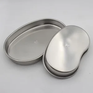304 Stainless Steel Disinfection Plate Kidney shape Plate Surgical Tray Medical Instruments Dental Disinfection Tray