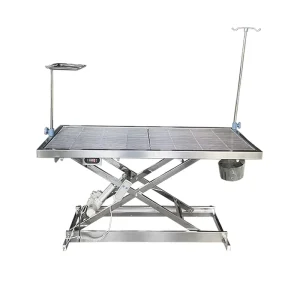 304 Stainless Steel Electric Lifting Pet Operating Table Constant Temperature for Medium & Large Dogs Cats