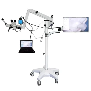3X-12X High Power Multifunctional Operating Microscope Hospital Operating Surgical Binocular Operation Microscope ENT Mobile