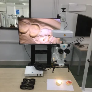 4K 3D Video System Compact 3D Module Surgical Microscopes SDI Output IP53 Rated Auto Focus Binocular Microscope 15d