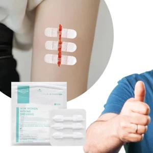 4cmx8cm Surgical Wound Closure Device Zip Closure with Non Woven Fabrics Wound Closure Device