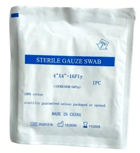8/12/16 Ply Sterile Medical Gauze Swab Clinical Consumables