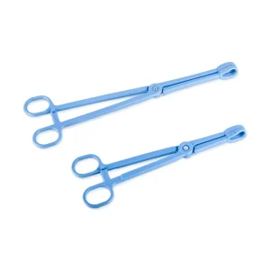 9.5 Inch Surgical Disposable Plastic Sponge Holder Hemostatic Forceps