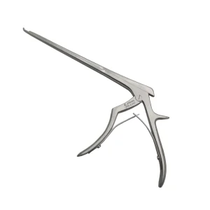 90mm ophthalmic microsurgical instrument stainless steel push paddle type gun shaped bone clamping rongeur forceps for surgery