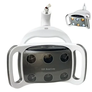 9W 30000lux Dental Chair Lamp for Ceiling Mounted 6Bulbs LED Surgical Light Oral Lamp