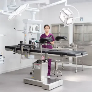 A301 Stainless Steel Medical Treatment Equipment Multifunction Adjustable Electric Surgical Operation Table