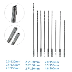 AO Drill Bits Cannulated Drill Bits Quick Coupling Handle Orthopedic Instrument Stainless Steel AO Hollow Drill Bits