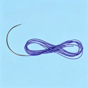 Absorbable Polyglactin 910 Sutures for Veterinary Surgical Use Violet Braided USP 2 0 3 0 4 0 Veterinary Instrument