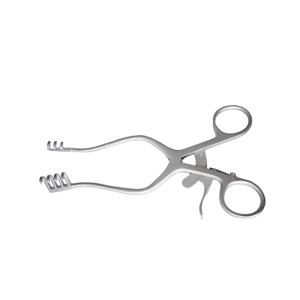 Adjustable 170mm Mastoid Retractor with 3 4 Teeth Manual Otolaryngology Clamp Detachable Blades