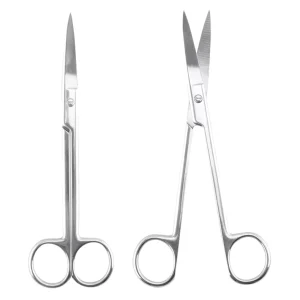 All Steel Microdissection Scissors High Polish Finish Ultimate Precision Surgical Scissors