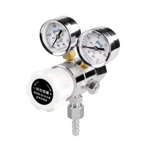 Ambulance Equipment Accessories Portable Shockproof Pressure Reducing Valve Custom Inlet Connections Medical Oxygen Regulator