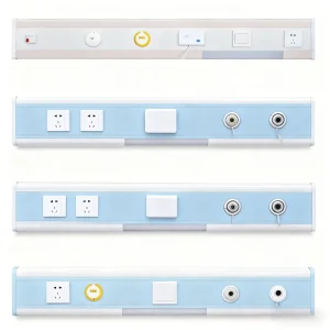 Antibacterial Aluminum Alloy Hospital Bedhead Equipment Belt with Scratch Resistant Surface for Sterile Environment