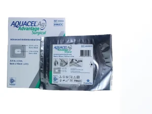 Aquacel Ag Advantage Surgical Advanced Antimicrobial Dressing With Silver 5x5CM