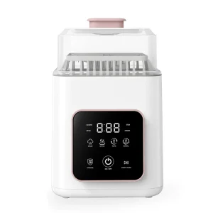 Automatic 4 in 1 Steam Sterilizer Dryer For Home Daycare Low Noise Countertop Baby Bottle Washing Machine Supply
