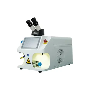 Automatic Chain Laser Welding Machine 60W for Gold Necklace Ring Repair Desktop CCD YAG Laser Spot Welder
