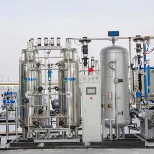 Automatic PSA Oxygen Generator for Medical Hospitals High Purity 99.5% 220v Engine PLC Bearing Gear Motor Gas Generation
