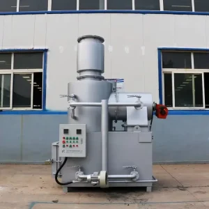 BNIF 1000 Smokeless Medical Waste Incinerator Dual Fuel Burner 500 1000kg Per Batch