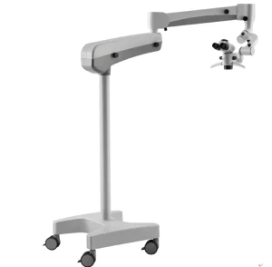 BOM 360 Dental Operating Microscope LED Surgical Microscope with Apochromatic Optics 5 Step Zoom and External HD Video System