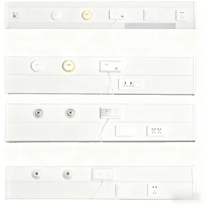 Basic Aluminum Alloy Wall Mounted White Hospital Bed Head Unit with Motor Multifunctional Interface for Gas Generation Equipment