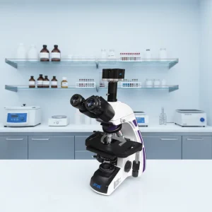 Binocular Veterinary Microscope for Animal Hospital High Resolution LED Laboratory Diagnostic