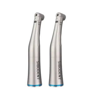Blue Ring Dental Handpiece Contra Angle 1 to 1 Fiber Optic Handpiece Internal Water Spray Dental Contra Angle 1:1