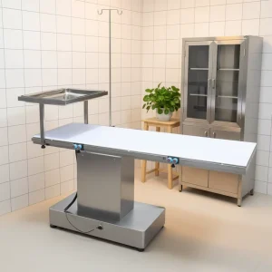 C-Arm Veterinary Operating Table 304 Stainless Steel Electric Lift Tilt X-Ray Transparent for Pet Surgery Clinic Use