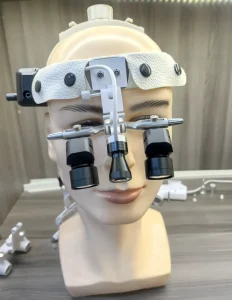 CE Certified Ergonomic Dental Loupes Headgear 4X 5X 6X Magnifier Binocular Loupe Light Wireless Electric
