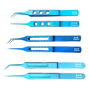CE Certified FUE Hair Transplant Forceps Titanium Stainless Steel Follicle Dissect Extraction for Clinic