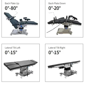 CE ISO Certified Electric Operating Table Factory Price Dual Control System Surgical Table for Medical Tenders