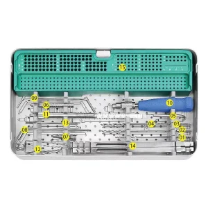 CE & ISO Marked 4.0mm Locking Plate Instrument Set Veterinary Surgical Instrument Kit Bone Surgery Set