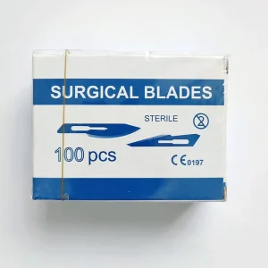 CE Marked Sharp 10R Carbon Steel Surgical Scalpel Blades Manual Sterilized Surgical Blade Scalpel for Hospital Clinic