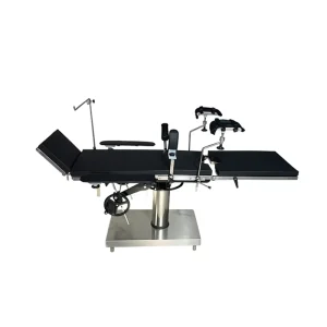 CLEAN CL OT02 Manual Operating Table 304 Stainless Steel Multi Position Surgical Mesa 80 100cm Lifting Range 1 Year Warranty