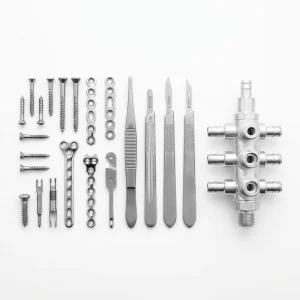 CNC Machining Parts for Medical Surgical Instrument Stainless Steel Bone Screw Components