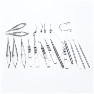 Cataract Set Titanium Cataract Surgery Instruments Set Ophthalmic Caliper Ophthalmic Micro Surgical Instruments Micro Scissors