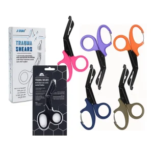Chinese Manufacturer EMT Lister Bandage Scissors Medical Low Price Trauma Shears Trauma Scissors with Clip