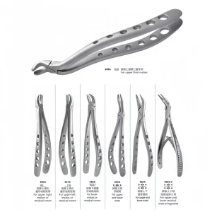 Chinese Manufacturers Direct Sales Manual Dental Surgical Instruments Dental Extraction Forceps Sets SGS Certified