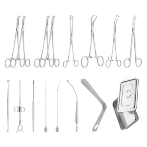 Class I Non-active 22pcs Tonsil Surgery Set Medical Tonsil Surgical Instruments